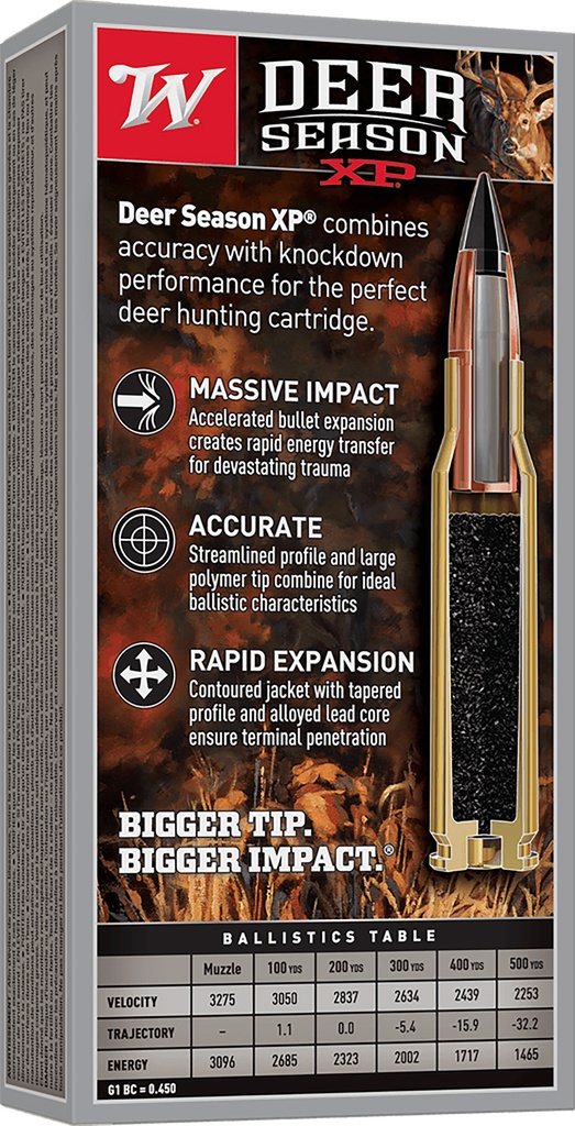 WINCHESTER AMMO DEER SEASON XP 270WSM 130GR 20/10 2