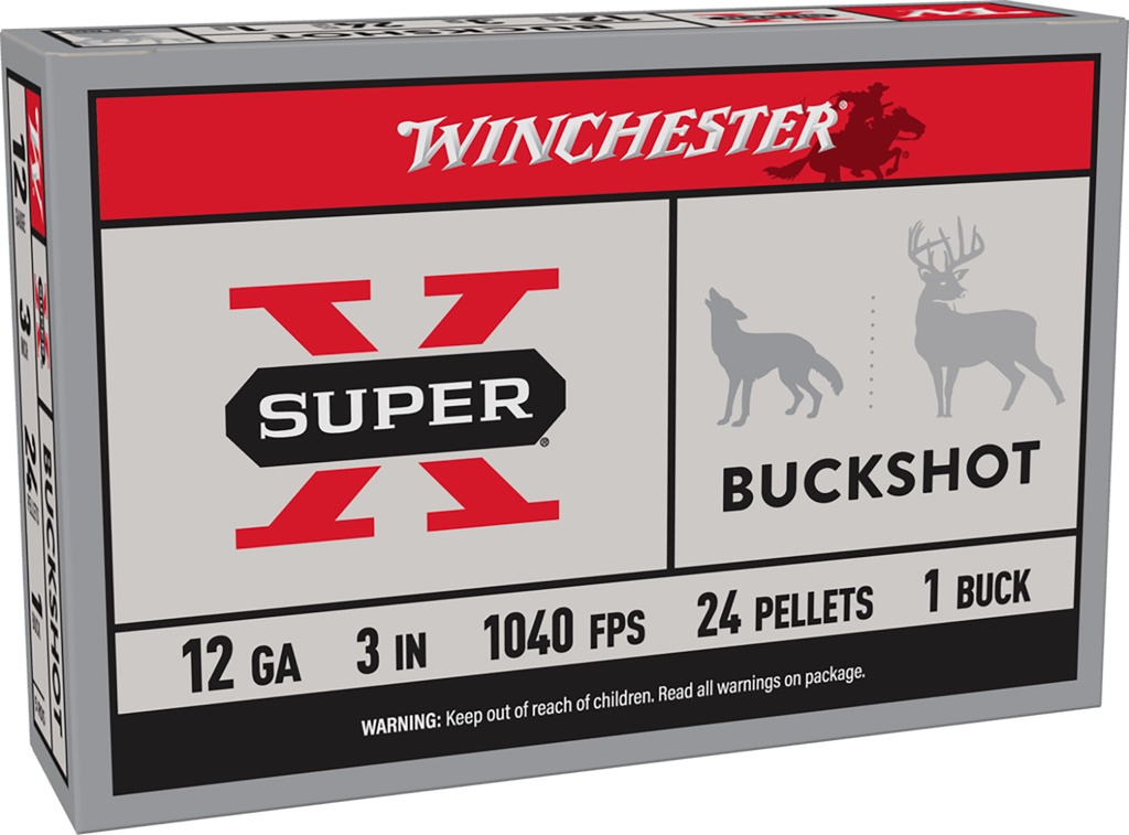 WINCHESTER AMMO SUPER-X BUCKSHOT 12GA 3 24PEL #1 5/50 1