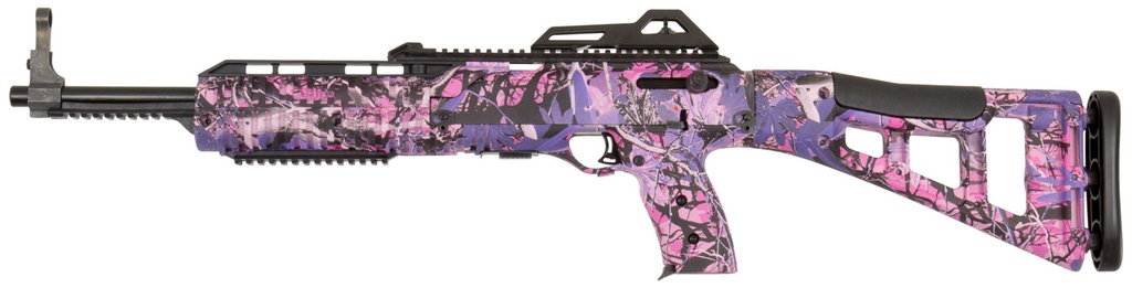 Hi-Point 3895TSPI 3895TS Carbine 380 ACP 10+1 16.50" Threaded Barrel, Country Girl Metal Finish, Country Girl Camo Fixed All Weather Skeletonized Stock & Polymer Grip 2