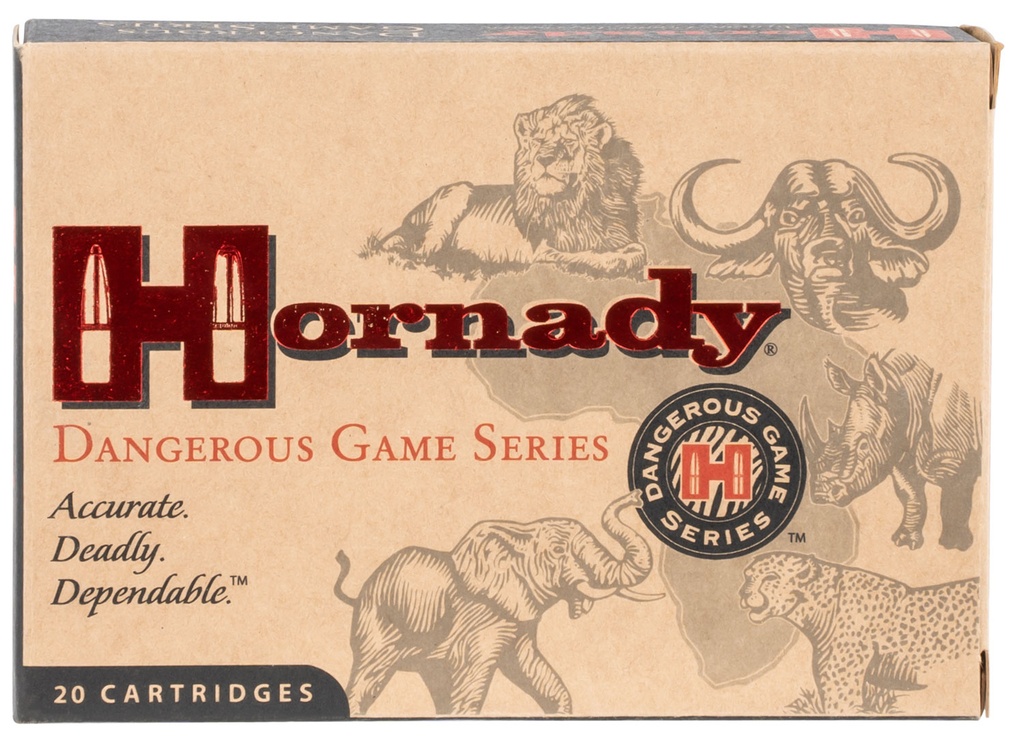 Hornady 8242 Dangerous Game  450-400NitroExpress 400gr Dangerous Game Solid 20 Per Box/6 Case 1