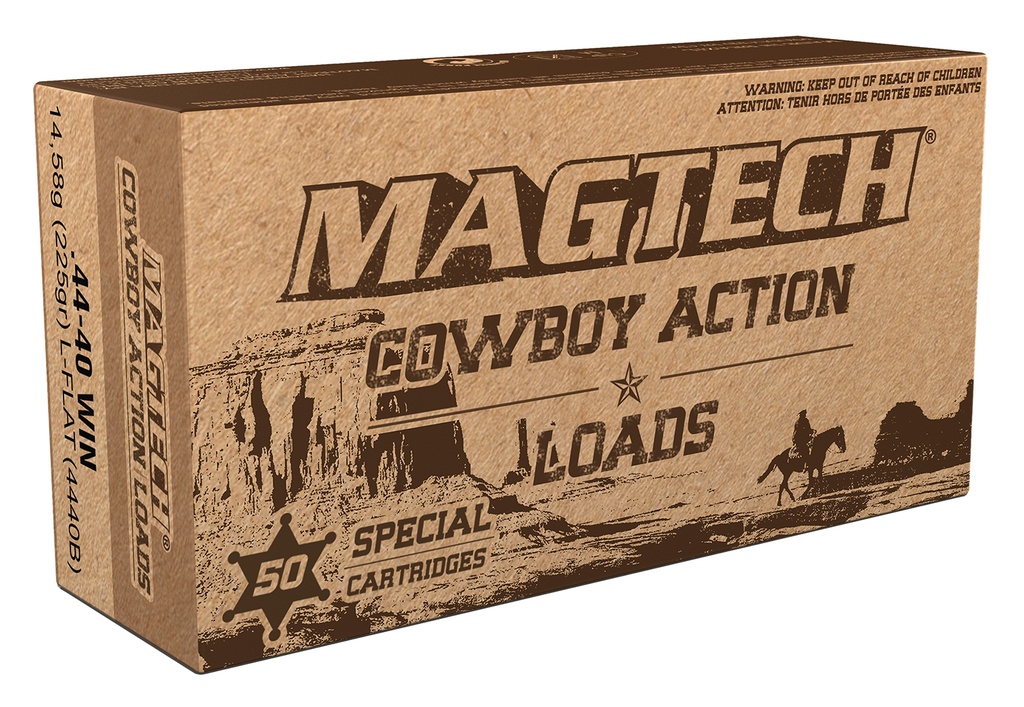 Magtech 4440B Cowboy Action  44-40Win 225gr Lead Flat Nose 50 Per Box/20 Case 1