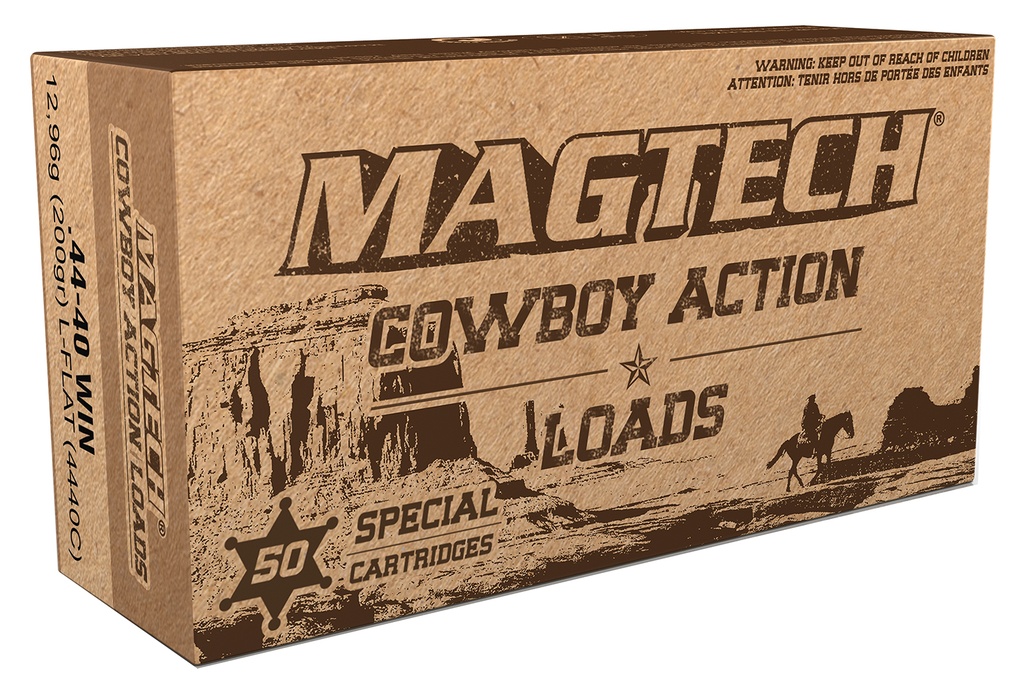 Magtech 4440C Cowboy Action  44-40Win 200gr Lead Flat Nose 50 Per Box/20 Case 1