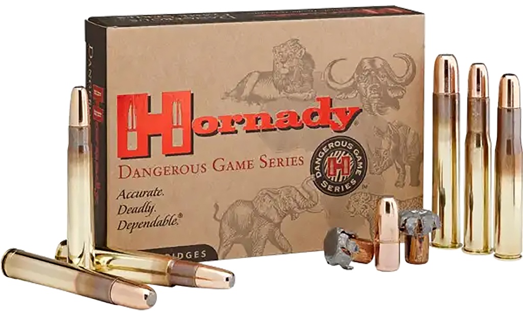 Hornady 82667 Dangerous Game  416Ruger 400gr DGX Bonded 20 Per Box/6 Case 1