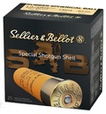 Sellier & Bellot SB12RBB Shotgun  12Gauge 2.75" Rubber 25 Per Box/10 Case 1