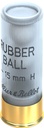 Sellier & Bellot SB12RBB Shotgun  12Gauge 2.75" Rubber 25 Per Box/10 Case 2