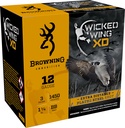 Browning Ammo B193411230 Wicked Wing XD  12Gauge 3" 1 1/4oz BBShot 25 Per Box/10 Case 1