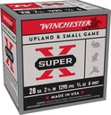 Winchester Ammo X286 Super X Heavy Game Load High Brass 28Gauge 2.75" 3/4oz 6Shot 25 Per Box/10 Case 1