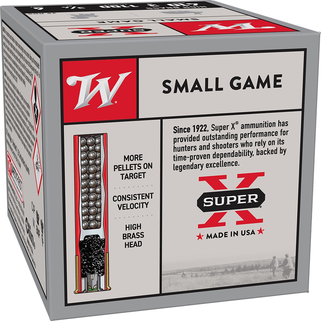 Winchester Ammo X413H6 Super X Heavy Game Load High Brass 410Gauge 3" 3/4oz 6Shot 25 Per Box/10 Case 2