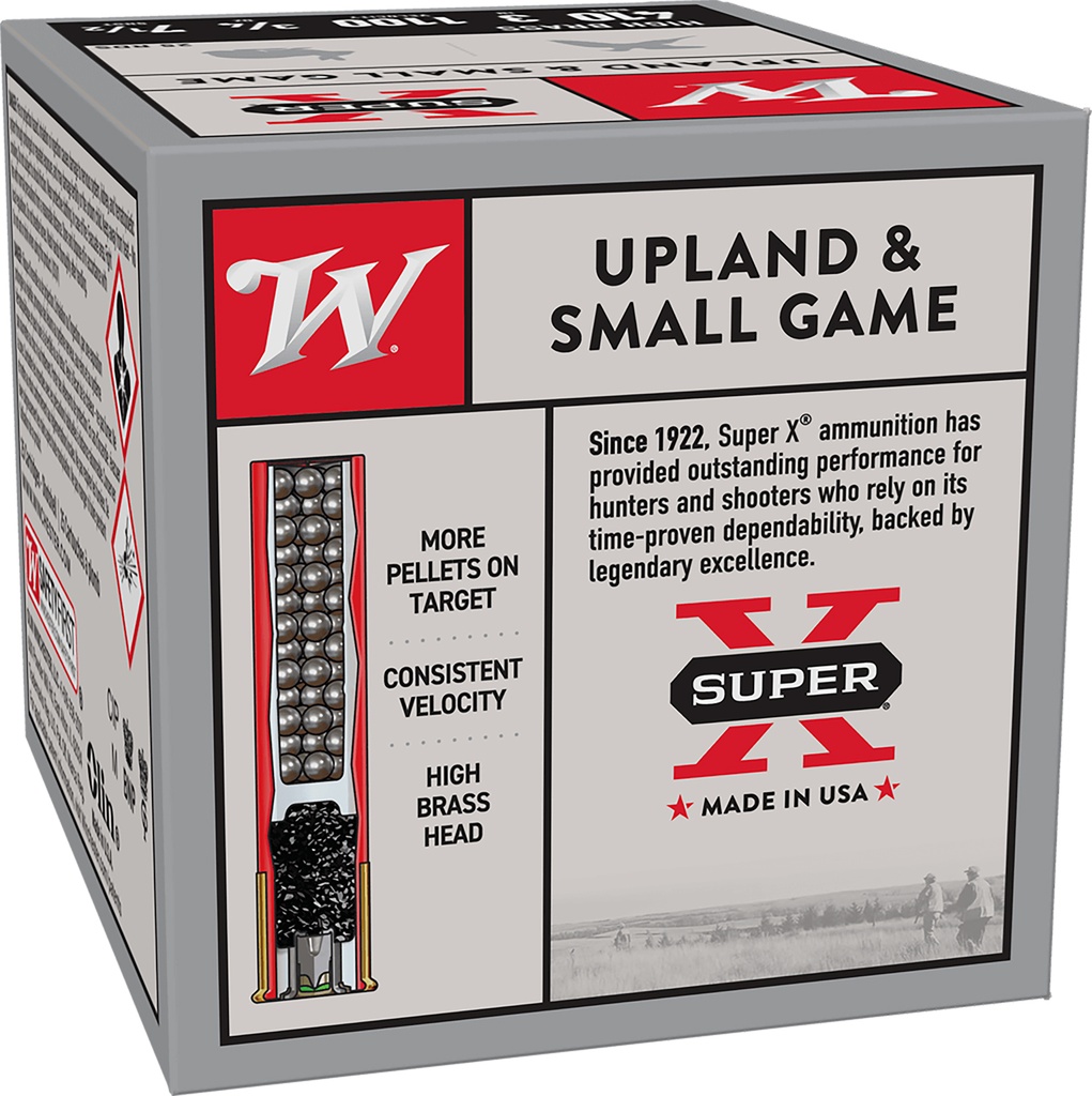 Winchester Ammo X413H7 Super X Heavy Game Load High Brass 410Gauge 3" 3/4oz 7.5Shot 25 Per Box/10 Case 2