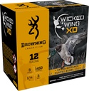 Browning Ammo B193411233 Wicked Wing XD  12Gauge 3" 1 1/4oz 3Shot 25 Per Box/10 Case 1