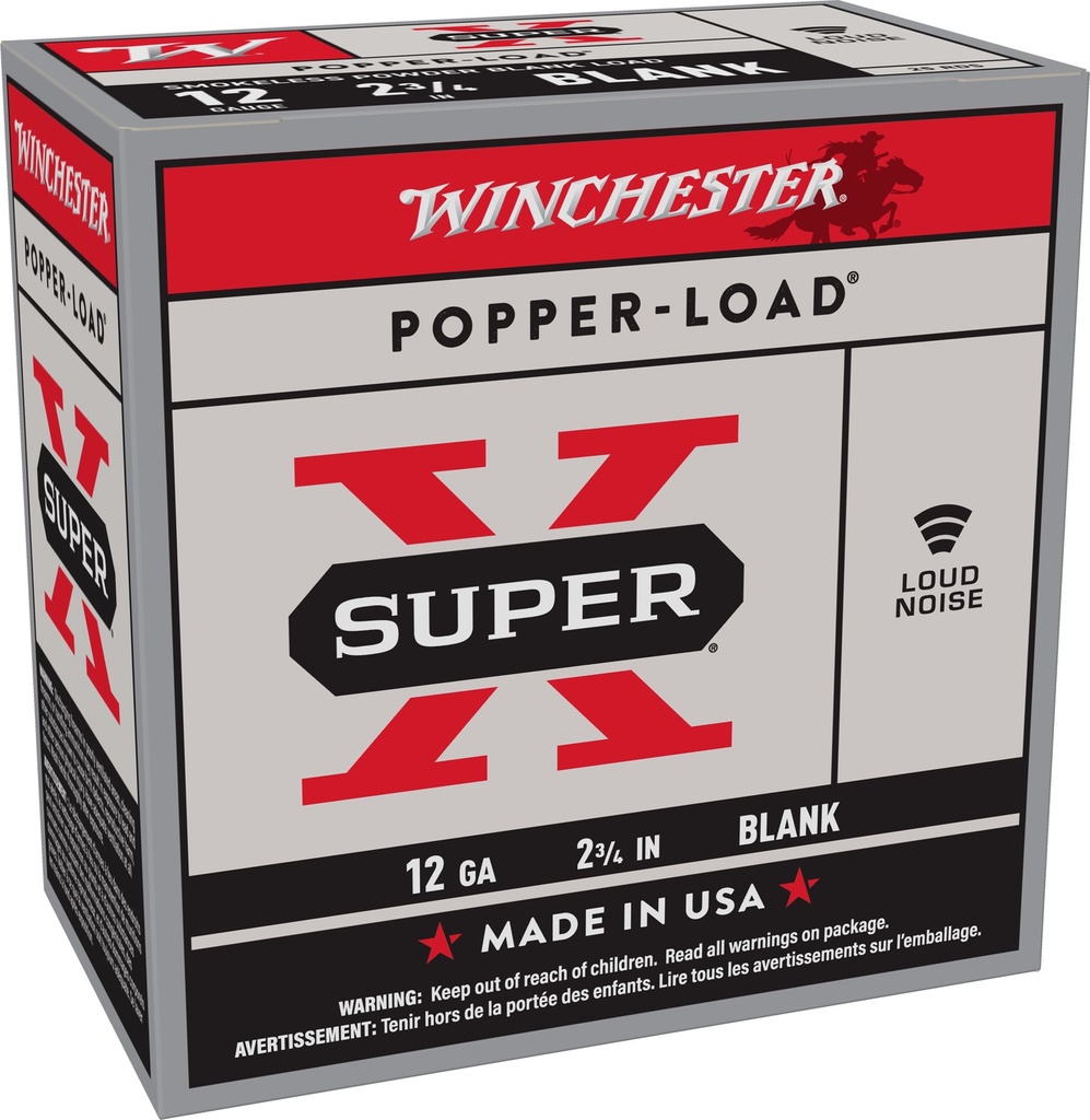 Winchester Ammo XP12 Super X Blank 12Gauge 2.75" 25 Per Box/10 Case 1