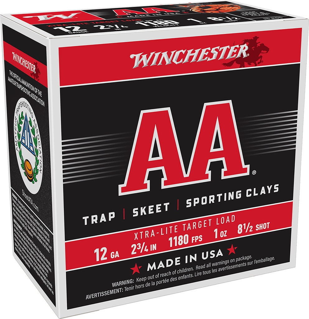 Winchester Ammo AAL1285 AA Xtra-Lite 12Gauge 2.75" 1oz 8.5Shot 25 Per Box/10 Case 1