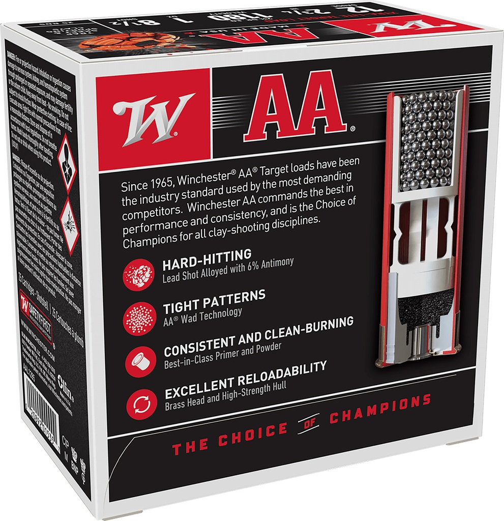 Winchester Ammo AAL1285 AA Xtra-Lite 12Gauge 2.75" 1oz 8.5Shot 25 Per Box/10 Case 2