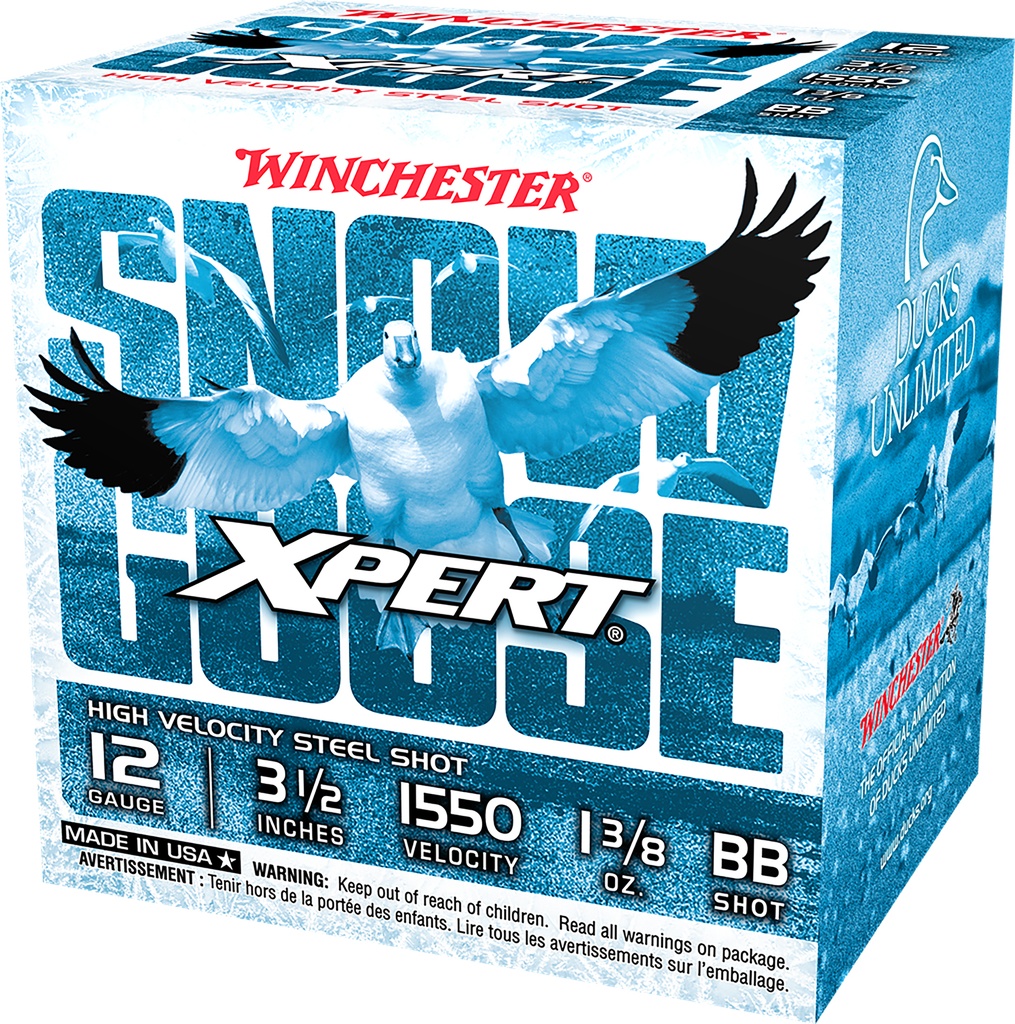 Winchester Ammo WXS12LBB Xpert Snow Goose High Velocity 12Gauge 3.50" 1 3/8oz BBShot 25 Per Box/10 Case 1
