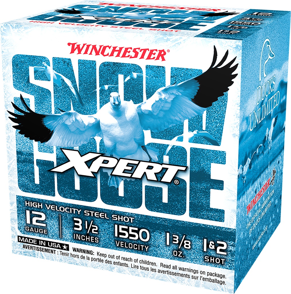 Winchester Ammo WXS12L12 Xpert Snow Goose High Velocity 12Gauge 3.50" 1 3/8oz 1/2Shot 25 Per Box/10 Case 1