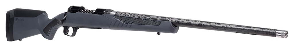 Savage Arms 57578 110 UltraLite Full Size 6.5 Creedmoor 4+1 22" Carbon Fiber Threaded Barrel, Black Melonite Drilled & Tapped Stainless Steel Receiver, Adj AccuStock Gray Synthetic Stock, Right Hand 3