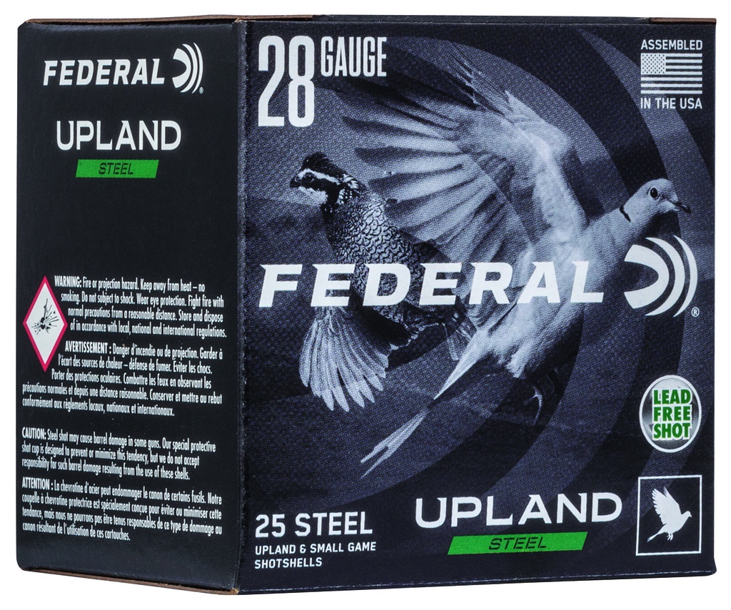 Federal USH2875 Upland Field & Range 28Gauge 2.75" 5/8oz 7.5Shot 25 Per Box/10 Case 1