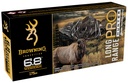 Browning Ammo B192500682 Long Range Pro Hunter 6.8Western 175gr Sierra Tipped GameKing 20 Per Box/10 Case 1