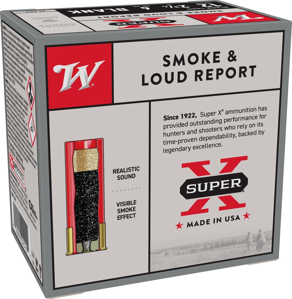 Winchester Ammo XBP12W Super X Blank 12Gauge 2.75" 25 Per Bx/10 Case 2