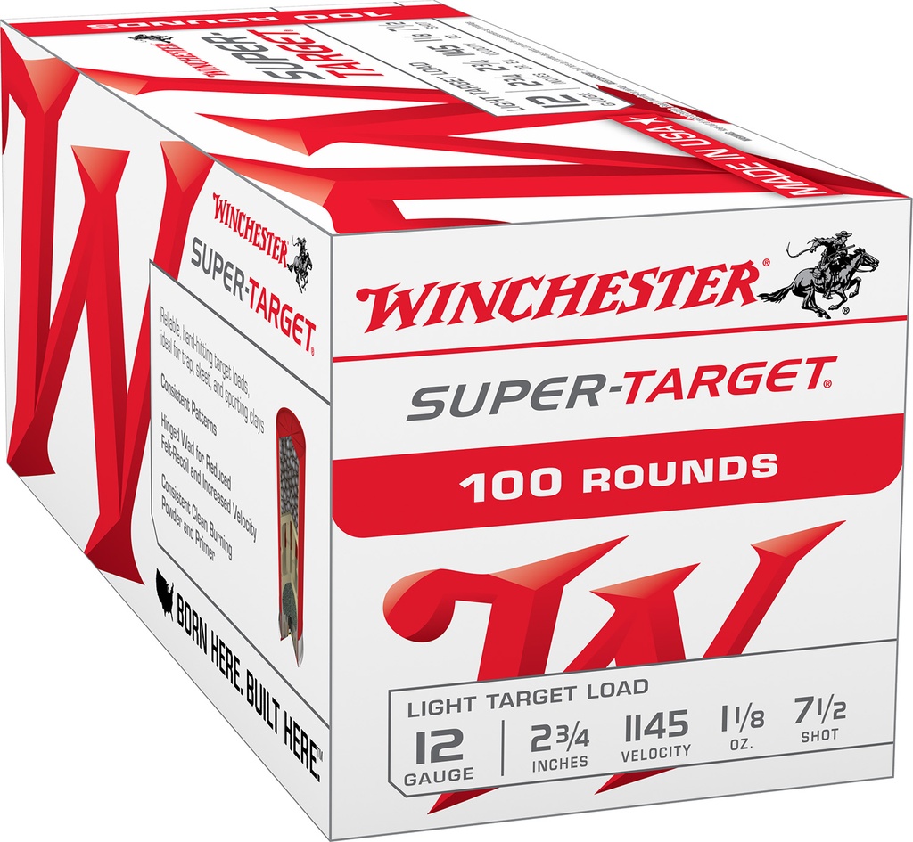 Winchester Ammo TRGT127VP Super-Target Light Target 12Gauge 2.75" 1 1/8oz 7.5Shot 100 Bx/2 Case *Value Pack 3
