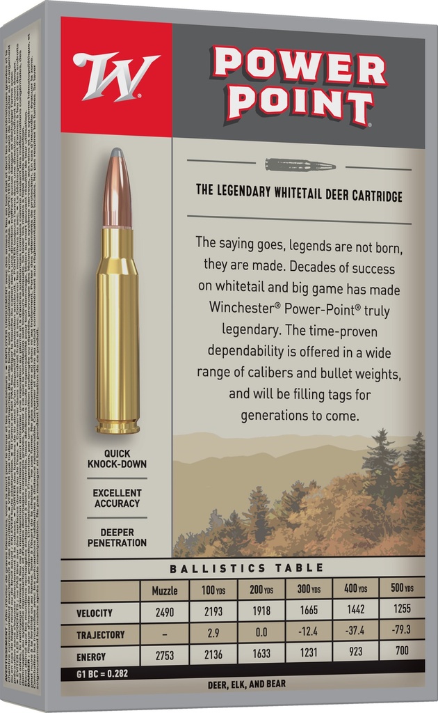 Winchester Ammo X3582 Power-Point  358Win 200gr 20 Per Box/10 Case 2
