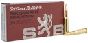 Sellier & Bellot SB76254RD Rifle  7.62x54mmR 174gr Hollow Point Boat Tail 20 Per Box/20 Case 1