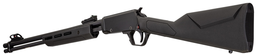Rossi  Gallery  Pump 22 WMR 12+1 20", Black, Polished Steel Barrel/Rec, Synthetic Stock, Fiber Optic Sights 3
