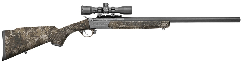 Traditions CRX6-2200625 Crackshot XBR Package 22 Cal/27 Long Cal 16.50"-20" Blued Barrel/Rec, Veil Wideland Stock Includes Two Barrels, 4x32 Scope, Three Firebolt Arrows 1
