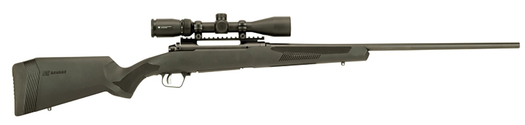 Savage Arms 58131 110 Apex Hunter XP 400 Legend 4+1 18" Carbon Steel, Black, Synthetic AccuFit Stock, Vortex Crossfire II 3-9x40mm Scope Left Hand 2