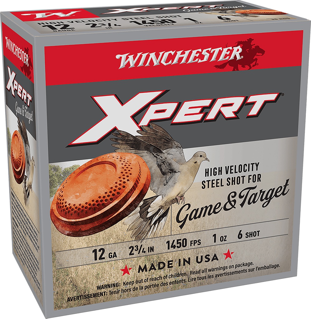 Winchester Ammo WE12GTHV6 Xpert High Velocity 12Gauge 2.75" 1oz 6Shot 25 Per Box/10 Case 1