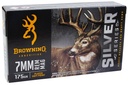 Browning Ammo B192600071  Silver 7mmRem Mag 175gr Plated Soft Point 20 Per Box/10 Case 1