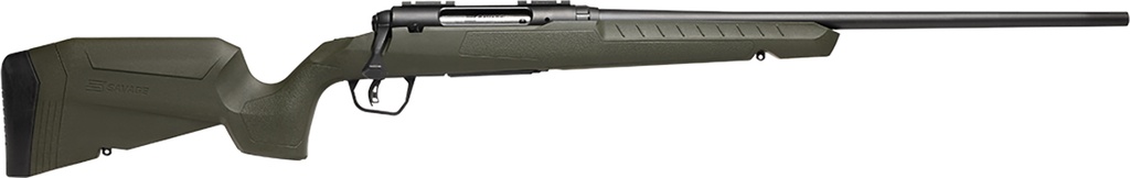 Savage Arms 32110 Axis 2 Compact 350 Legend 4+1 18" Matte Black Heavy Sporter Barrel, Matte Black Drilled & Tapped Carbon Steel Receiver, Fixed OD Green Synthetic Stock, Right Hand 1