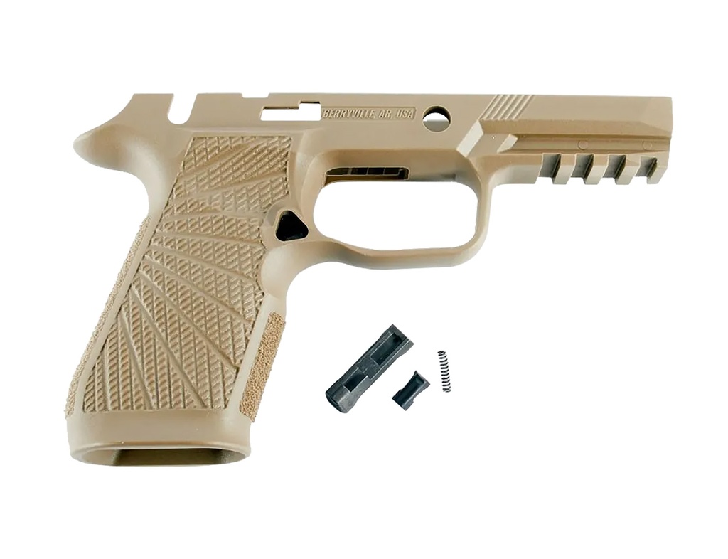 Wilson Combat 320CMT Grip Module Carry Compatible w/ Sig P320 Tan Polymer Frame 1
