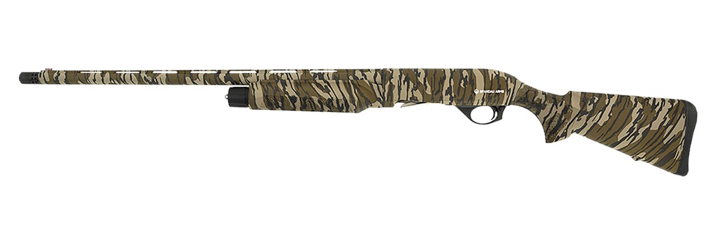 Spandau Arms 21000191 S2  12 Gauge Semi-Auto 3" 3- 2.75" Shells 24" Overall Mossy Oak Bottomland Vent Rib Barrel, Drilled & Tapped Receiver, Fixed Synthetic Stock, Benelli Choke Tube System 2