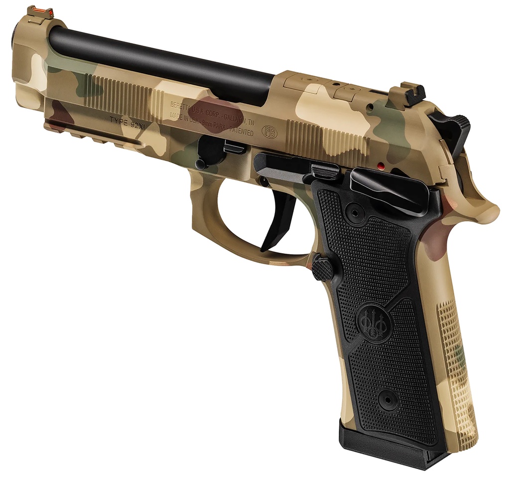 Beretta USA BER SPEC0745A15   92XI SAO 9M     4.7 15R FROGSKIN 2