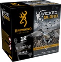 Browning Ammo B193431232 Wicked Blend  12Gauge 3" 1 1/4oz 2/4BI Shot 25 Per Box/10 Case 1