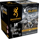 Browning Ammo B193431242 Wicked Blend  12Gauge 3.50" 1 1/2oz 2/4BI Shot 25 Per Box/10 Case 1