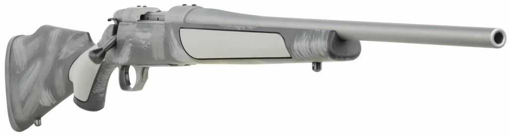 Weatherby VC38223RR4T Vanguard Shadow 223 Rem 5+1 24" Carbon Gray Cerakote Threaded Barrel, Carbon Gray Cerakote Steel Drilled & Tapped Receiver, Black w/Gray & White Accents Monte Carlo Stock 3