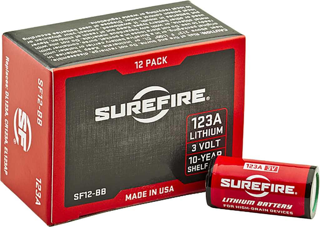 SureFire Lithium Battery 12 Pack Box 1
