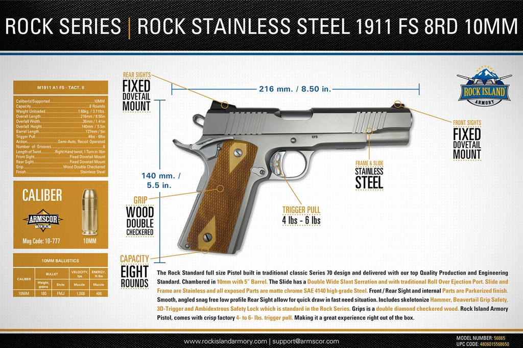 Rock Island Armory M1911-A1 ROCK 2
