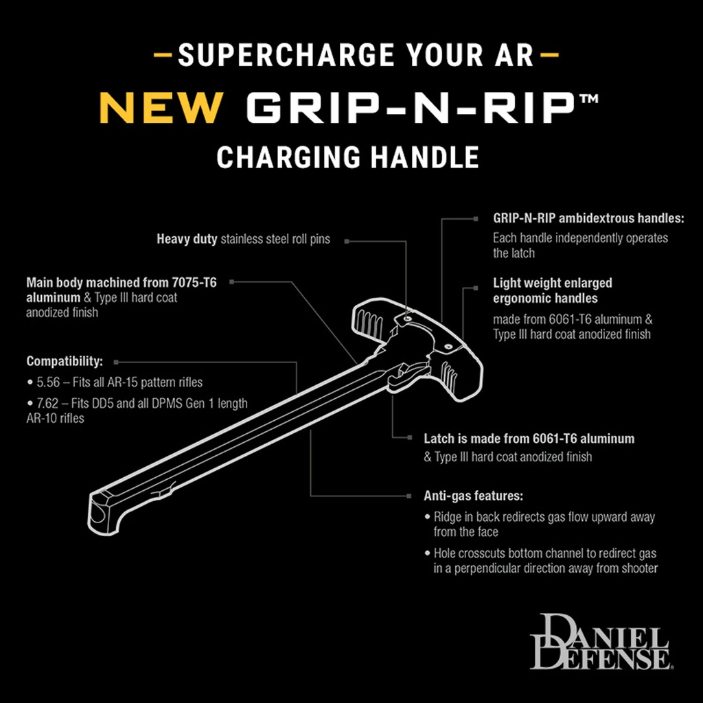 Daniel Defense Grip-N-Rip Ambi Chargng Handle 2