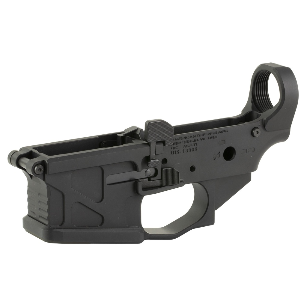 American Defense Mfg. AM DEF UIC STRPPD LOWER RECEIVER BLK 2