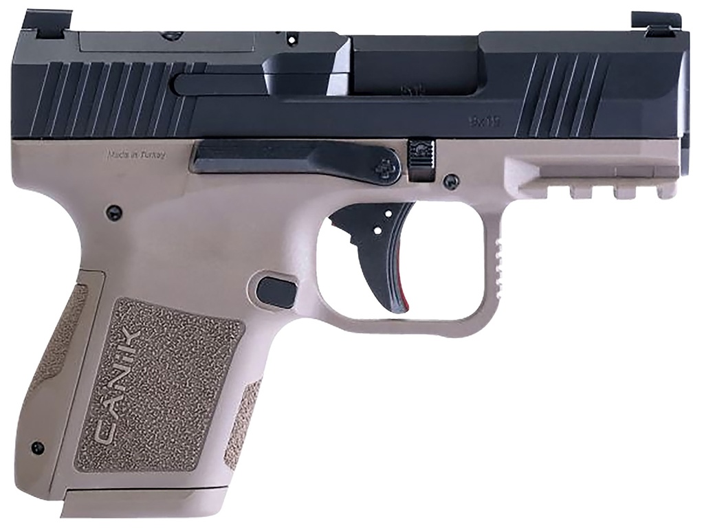 CANIK METE MC9 9MM BLACK/FDE 15+1