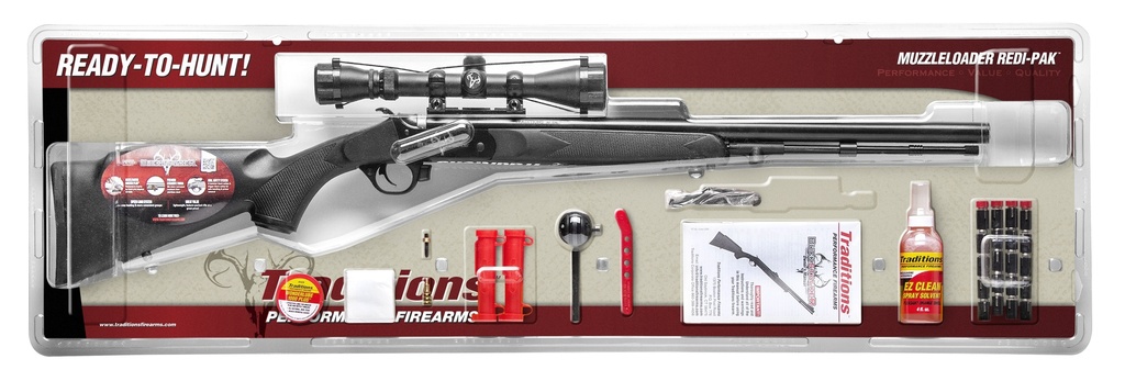 Traditions BUCKSTALKER XT 50CAL BLK PKG