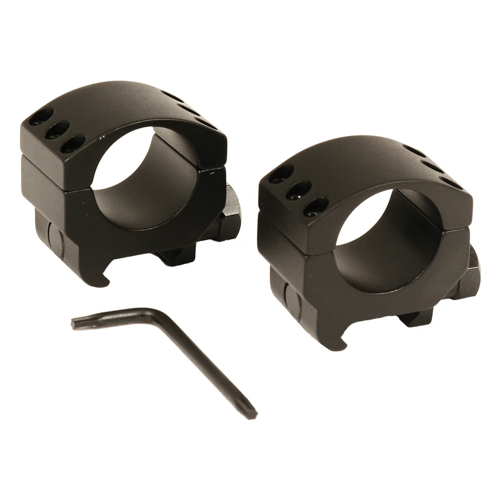 Burris Optics X-TAC 1" RINGS LOW BLACK