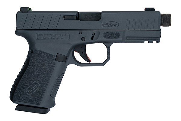 TriStar Sporting Arms APOC PRO SEMI 9MM 15+1 GRAY THREADED BARREL