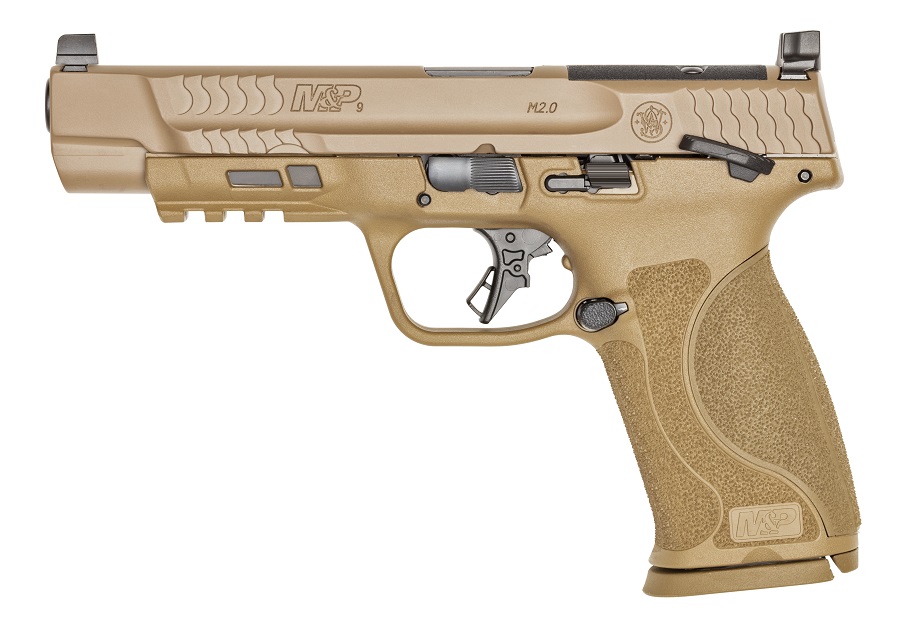 Smith and Wesson M&P9 M2.0 9MM FDE 17+1 5" OR