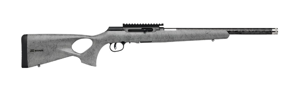Savage Arms A22 22LR BL/GRY 18" CARBON TB