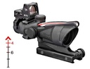 Trijicon ACOG 4X32 RED BLSTC CHEV .223