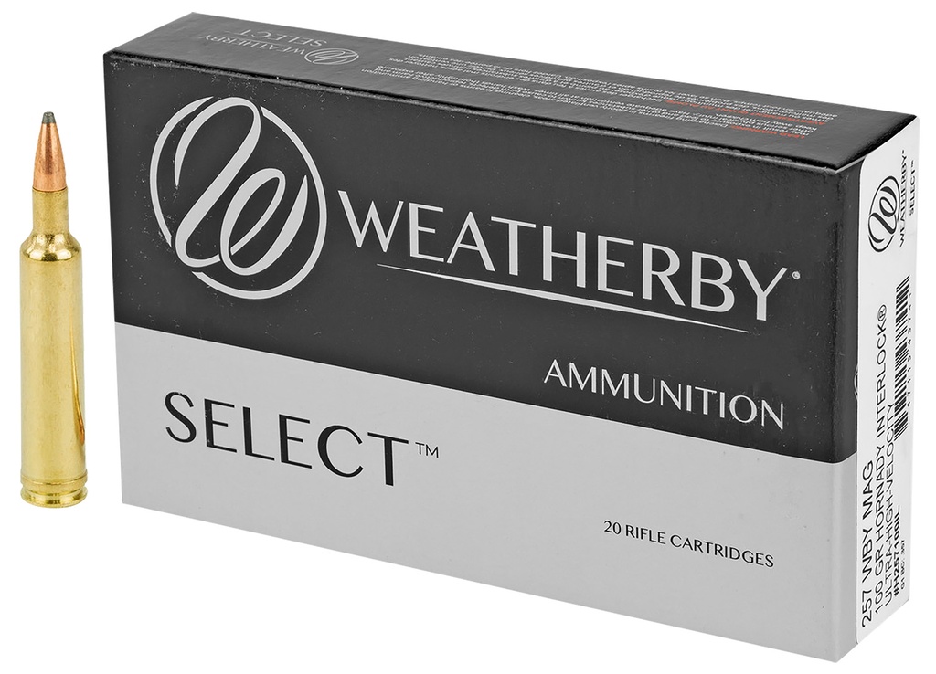 Weatherby 257WBY 100GR HORNADY INTERLOCK
